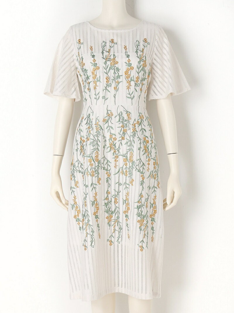 【SALE／40%OFF】パネル刺繍ワンピース LILY BROWN リリーブラウン ワンピース・ドレス その他のワンピース・ドレス イエロー ピンク ホワイト【RBA_E】【送料無料】[Rakuten Fashion]のサムネイル