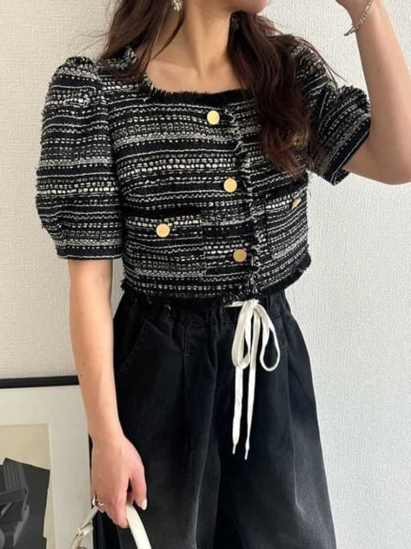 楽天市場】Lily Brown リリーブラウン ツイード ジャケットの通販 楽天市場】Lily Brown リリーブラウン ツイード ジャケットの通販