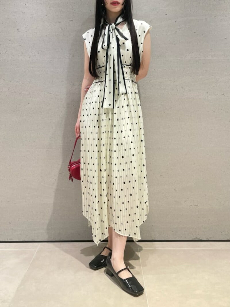 【SALE／40%OFF】クラシカル2wayボウタイワンピース LILY BROWN リリーブラウン ワンピース・ドレス ワンピース ホワイト ブラック【RBA_E】【送料無料】[Rakuten Fashion]のサムネイル