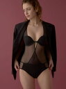 【LILY BROWN Lingerie】シアーファンデボディスーツ LILY BROWN リリーブラウン インナー・ルームウェア ブラジャー ホワイト ブラッ...