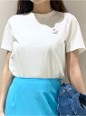 【WEB限定カラー】リラックスLily BearTシャツ LILY BROWN リリーブラウン トップス カットソー・Tシャツ ブラック イエロー ピンク ブル...