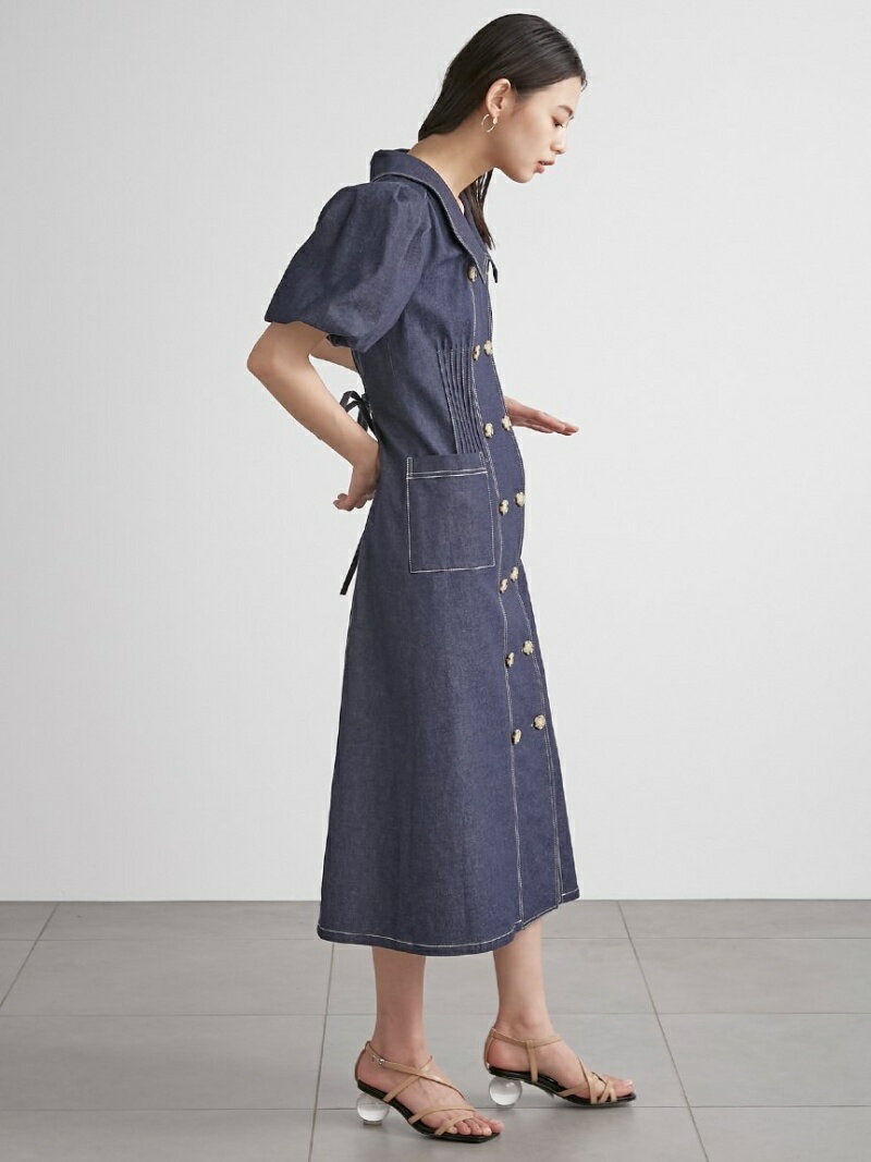 ワンピース Lily ロングワンピース マキシワンピース レディース ワンピース Lily Brown レッド ボリュームスリーブワンピース リリーブラウン リリーブラウン ホワイト Brown 先行予約 ワンピース ロングワンピース マキシワンピース レッド ブルー 送料無料