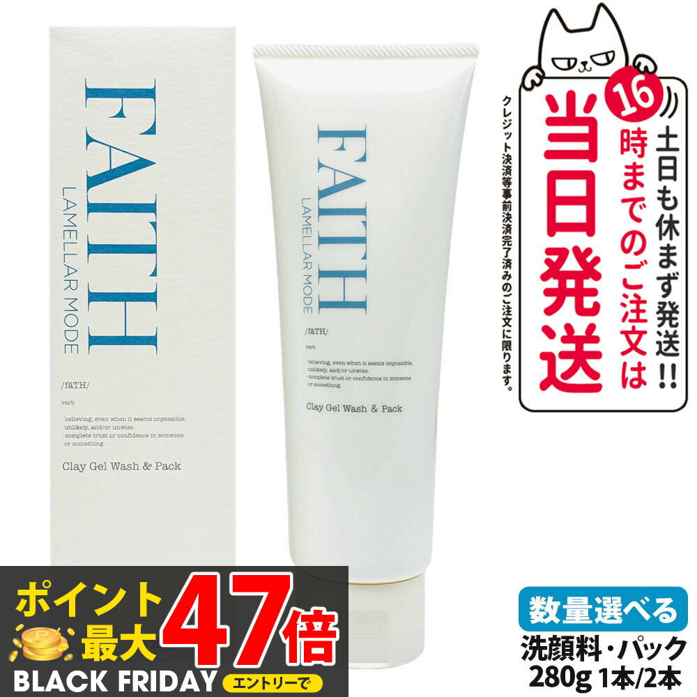 FAITH フェース ラメラモード クレイゲルウォッシュ ＆ パック 280g 洗顔料 パック 泡立て洗顔料 角層 ..