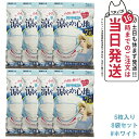 【8個セット】白元アース ビースタイル プリーツタイプ 涼やか心地 【ホワイト】 5枚入 マスク 送料無料