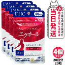 【4個セット 賞味期限2027/04】ディーエイチシー DHC 大豆イソフラボン エクオール 20日分 20粒入り 成分量 10mg サプリメント ダイゼイン ...