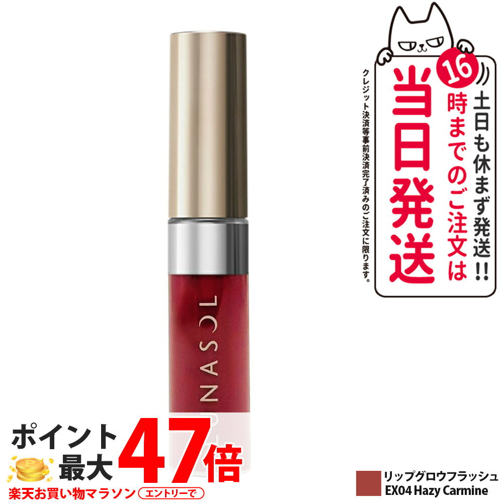 【国内正規品 箱なし】LUNASOL ルナソル リップグロウフラッシュ EX04 Hazy Carmine メイクアップキット リップグロス リップクリーム リップバーム 送料無料 1000円ポッキリ