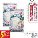 【26日01:59までエントリーでP5倍】【2個セット】白元アース ビースタイル プリーツタイプ 涼やか心地 【アイスラベンダー】 5枚 マスク 送料無料
