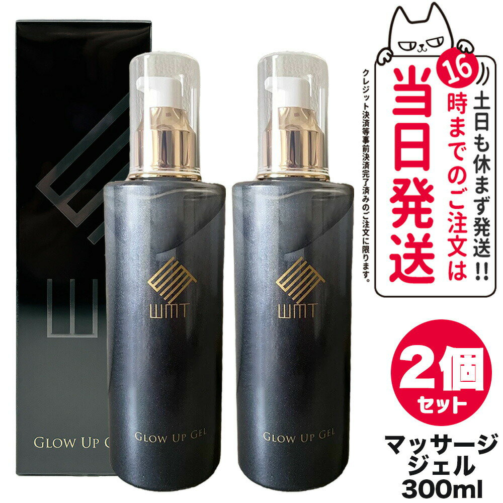 【限定セール】【2個セット 国内正規品】WMTグローアップジェル 300mL 高保湿ジェル うるおい マッサージ用ジェル 美容液 ボディマッサージ 送料無料