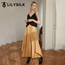 LILYSILK シルク スカンツ レディース ガウチョ ガウチョパンツ スカーチョ ワイドパンツ スカートパンツ スカート風 きれいめ カジュアル 大きいサイズ おしゃれ 春 夏 20代 30代 40代 50代