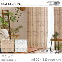 LISA LARSON リサ・ラーソン スケッチ ドレープカーテン/K0217・K0218【100×110cm ※1枚入り※】保温性 カーテン ドレープカーテン...