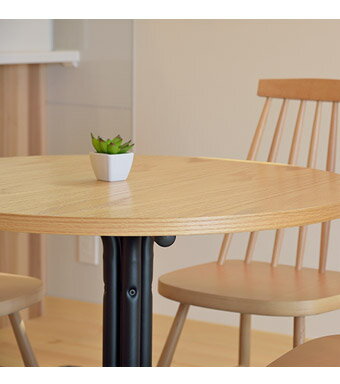 ダイニングテーブル ダリオ ラウンド W80×D80×H67cm 円形 丸テーブル テーブル 食卓 シンプル ナチュラル ブラウン おしゃれ 北欧 西海岸 [3]