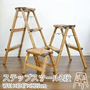 ステップスツール 2段 W41×D47×H55cm 脚立 ステップ台 折りたたみ コンパクト 踏み台 ステップ ガーデニング 洗車 北欧 新生活 敬老の日