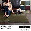 い草 いぐさ イグサ 井草ユニット畳 置き畳 おしゃれ 美畳 約70×70cm【単品】 子供部屋 滑り止め 防音 寒さ対策 防炎 吸湿 抗菌 消臭 春 夏 カジ...