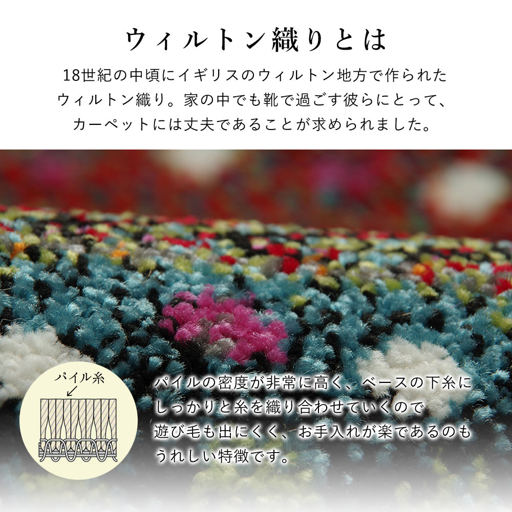 マット 玄関マット ウィルトン織り おしゃれ ≪フォリア 約60×90cm≫ 消臭 抗菌 防臭...