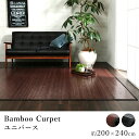 竹 バンブー ラグ ラグマット カーペット おしゃれ ユニバース 約200×240cm 抗菌 防臭 サスティナブル ひんやり 涼しい 春 夏 カジュアル 新生活 敬老の日