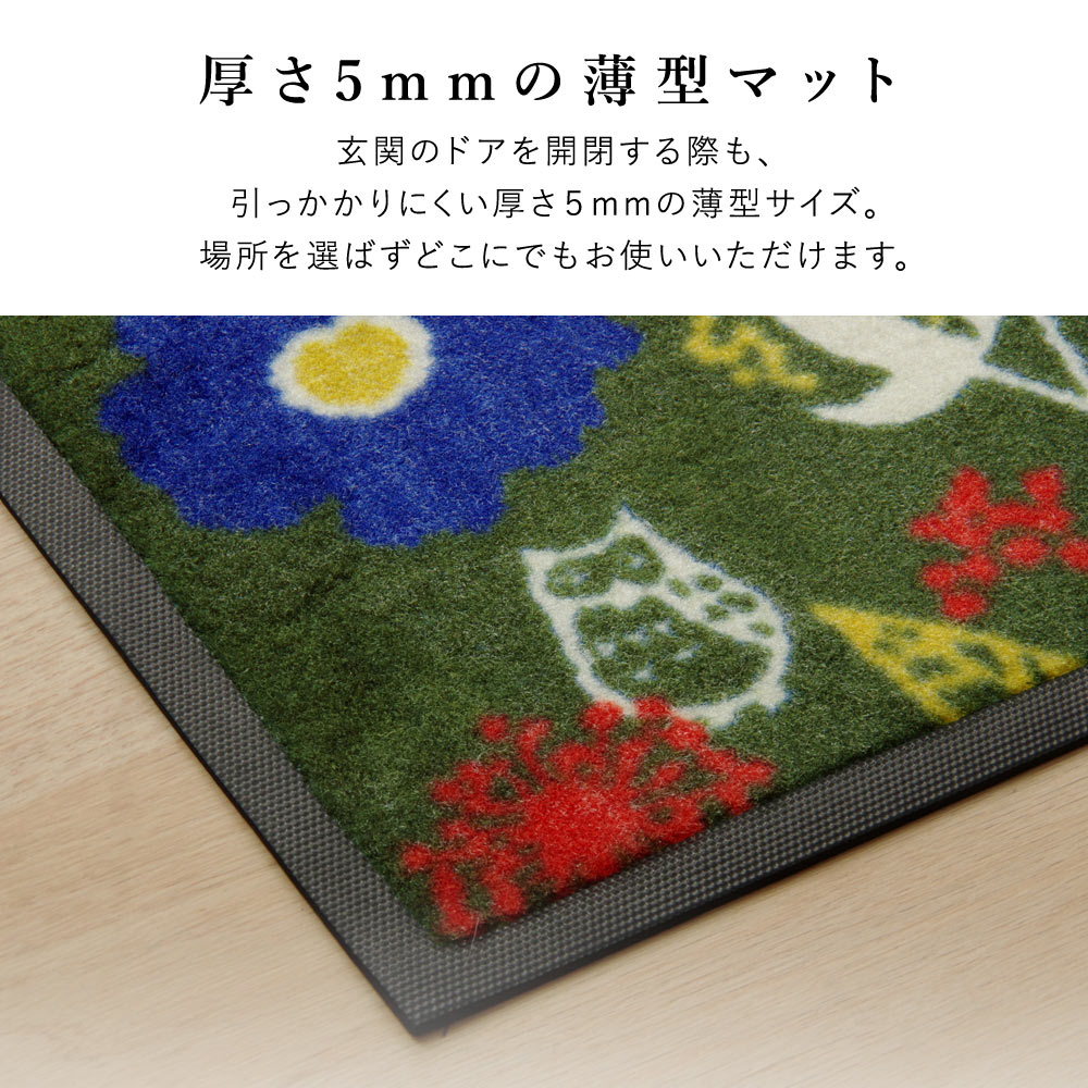 マット 玄関マット 屋外用 屋内屋外兼用 泥落としマット 薄型 洗える おしゃれ フ...