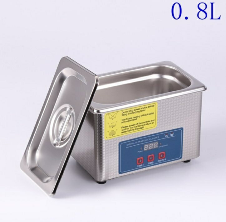 超音波洗浄機小型操作しやすい金銀アクセサリー五金洗浄設備メガネ超音波洗浄機 0.8L