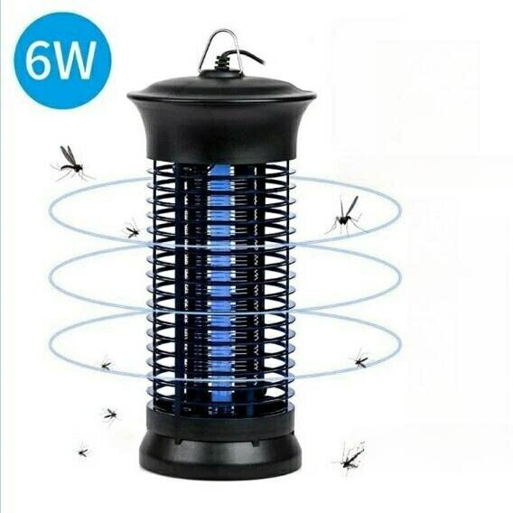 電気蚊取り器 コバエ取り機 UV光源誘引式捕虫器 電撃殺虫機 LED誘虫灯 薬剤不要 人体無害 360°強力蚊除..