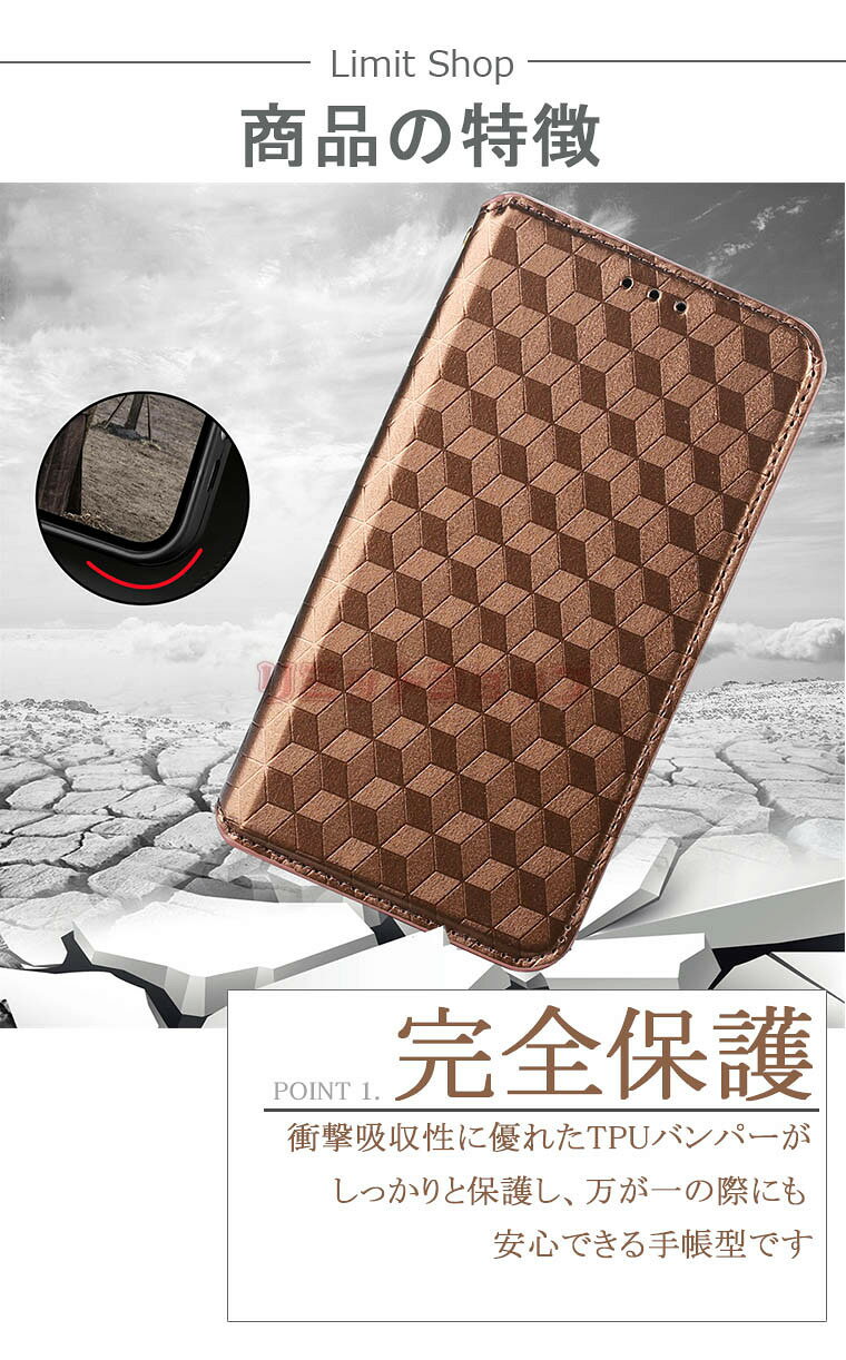 OPPO A5 5G ケース 立体柄 チェック...の紹介画像2