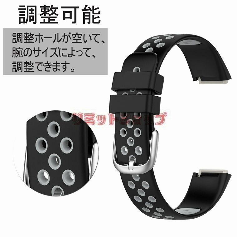 fitbit luxe トラッカー バンド 交換用 ベルト シリコン 着替えストラップ スマートウォッチ ベルト Fitbit Luxe 交換バンド 交換用 fitbit luxe トラッカー 軽量 Fitbit Luxe 柔らかい Fitbit Luxe 時計バンド 通気 サイズ調整 fitbit luxe S L サイズ