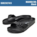 BIRKENSTOCK MADRID EVA Black 128163 ウォッシャブル 軽量 サンダル ビルケンシュトック レディース シューズ EVA サンダ...