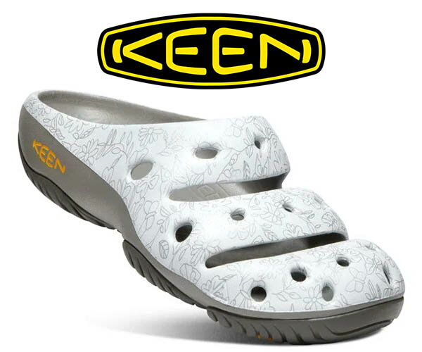 KEEN YOGUI ART SHAWAII FLOWERS SILVER 1002037 キーン ヨギ アーツ メンズ サンダル アウトドア キャンプ