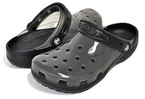 crocs CLASSIC TRANSLUCENT CLOG BLACK 206908-001 クロックス クラシック トランスルーセント クロッグ レディース ブラック 透明