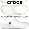 crocs CLASSIC TRANSLUCENT CLOG WHITE 206908-100 クロックス クラシック トラン...