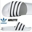 adidas ADILETTE WHITE/CBLACK/WHITE 280648 AfB_X AfBb^ T_ X|[c V[ pE_[ zCg ubN XCh