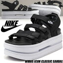 NIKE WMNS ICON CLASSIC SANDAL black/white-wht dh0223-001 iCL EBY ACR NVbN T_ fB[X T_ ubN zCg 