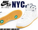 NIKE AIR FORCE 1 MID QS NYC white/white-midnight navy dh5622-100 ナイキ エアフォース 1 ミッド 07 スニーカー AF1 NEW YORK ホワイト ガム ジェルスウッシュ