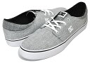 DC SHOES TRASE TX SE HEATHER ARMOR dm201038-haa ADYS300123 ディーシーシューズ トレース TX SE グレー スニーカー デッキシューズ トレイス