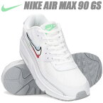 NIKE AIR MAX 90 GS white/lt green spark-aluminum dn3730-100 MULTI SWOOSH ナイキ エアマックス 90 ガールズ レディース スニーカー AM90 ホワイト マルチ スウッシュ