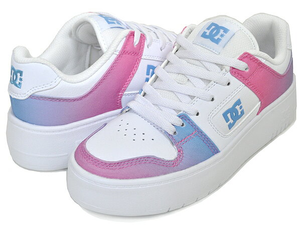 DC SHOES MANTECA 4 PLATFORM SNOWCONE/GRADIENT dw232001-gds ADJS100156 ディーシーシューズ ウィメンズ マンテカ 4 J プラットフォーム レディース 厚底 スニーカー