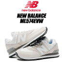 NEW BALANCE ML574EVW width D IVORY EVERGREENER PACK j[oX 574 Xj[J[ AC{[ zCg