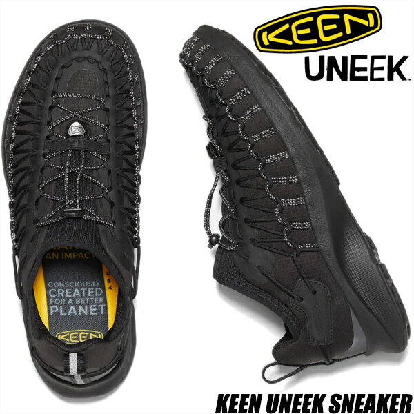 KEEN UNEEK SNEAKER BLACK/BLACK