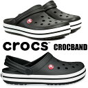 crocs CROCBAND BLACK 11016-001 クロックス クロックバンド クロッグ ブラック サンダル スライド ストラップの商品画像