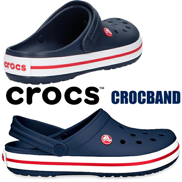 crocs CROCBAND NAVY 11016-410 クロックス クロックバンド クロッグ ネイビー サンダル スライド ストラップ