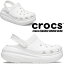 crocs CLASSIC CRUSH CLOG WHITE/BLANC 207521-100 å 饷å å å  ץåȥե  ߥ塼 ۥ磻