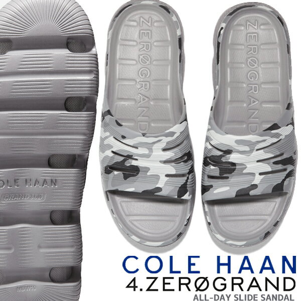 COLE HAAN ZEROGRAND 4ZG ALL DAY SLIDE SANDAL BLK/TITANIUM/CAMO c35422 ϡ 4. ǥ 饤   졼 ե ݡ  ȿȯ