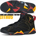 NIKE AIR JORDAN 7 RETRO black/citrus-varsity red cu9307-081 ナイキ エアジョーダン 7 レトロ ブラック シトラス バーシティレッド 2022 AJVII