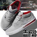 DC SHOES STAR WARS KALIS MID GREY dm222105-gry ADYS300717 X-WING STARFIGHTER fB[V[V[Y ~ X^[EH[Y JX ~bh GbNXECO Xj[J[ XP[g O[