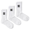 DC SHOES SPP DC CREW 3PK WHITE dso224237-wbb0 1994年にケン・ブロックとデイモン・ウェイが立ち上げた 伝説のブランド「DROORS CLOTHING」の名前に由来し誕生した「DC SHOES」...