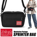 Manhattan Portage THE SPRINTER BAG BLACK mp1401-blk XS マンハッタンポーテージ スプリンターバッグ XS ショルダーバッグ ブラック 鞄