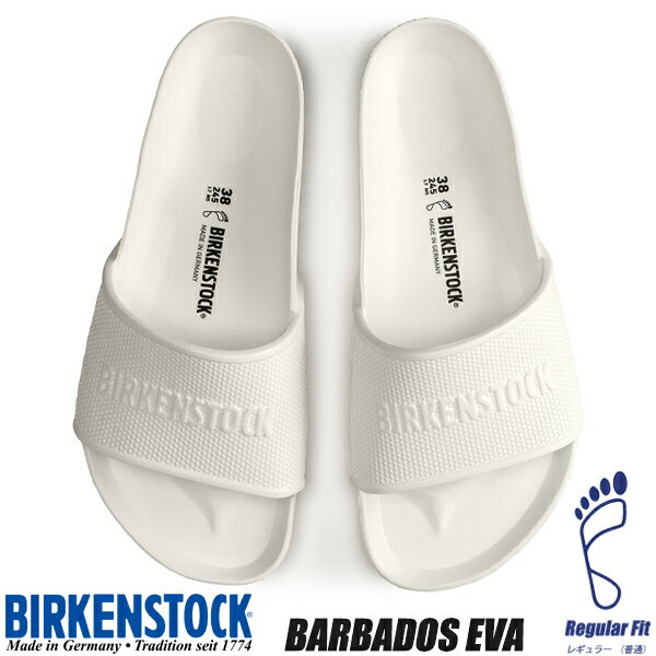 BIRKENSTOCK BARBADOS EVA (REGULAR FIT) WHITE 101