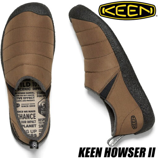 KEEN HOWSER II DARK EARTH/BLACK 1026859 キーン ハウザー 2 メンズ ブラウン ブラック スリッポン リラックスシューズ KEEN HOWSER II DARK EARTH/BLACK 1026859 キーン ハウザー 2 メンズ ブラウン ブラック スリッポン リラックスシューズ