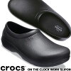 crocs ON THE CLOCK WORK SLIPON BLACK 205073-001 クロックス オン ザ クロック ...