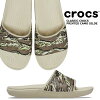 crocs CLASSIC CROCS PRINTED CAMO SILDE BONE 207280-2y2 クロックス クラシック ...