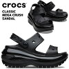 crocs CLASSIC MEGA CRUSH SANDAL BLACK 207989-001 クロックス クラシック メガク...