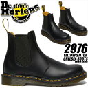 Dr.Martens 2976 YS CHELSEA BOOT SMOOTH BLACK 22227001 hN^[}[` 2976 CG[Xeb` `FV[u[c Yellow Stitch TChSA ubN X[XU[